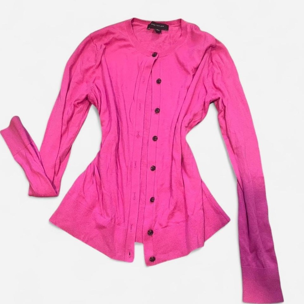 Hot pink/ Fushia Ann Taylor cardigan